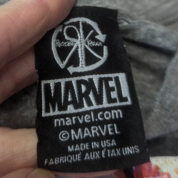 Marvel Size XL Gray Spiderman Sleeveless Tee - Picture 5 of 9